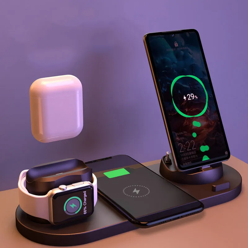 6 In 1 Wireless Charging for Multiple Devices