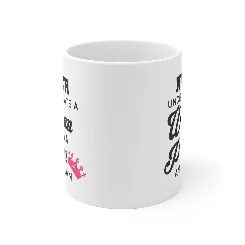 A Woman With a Prayer Mug