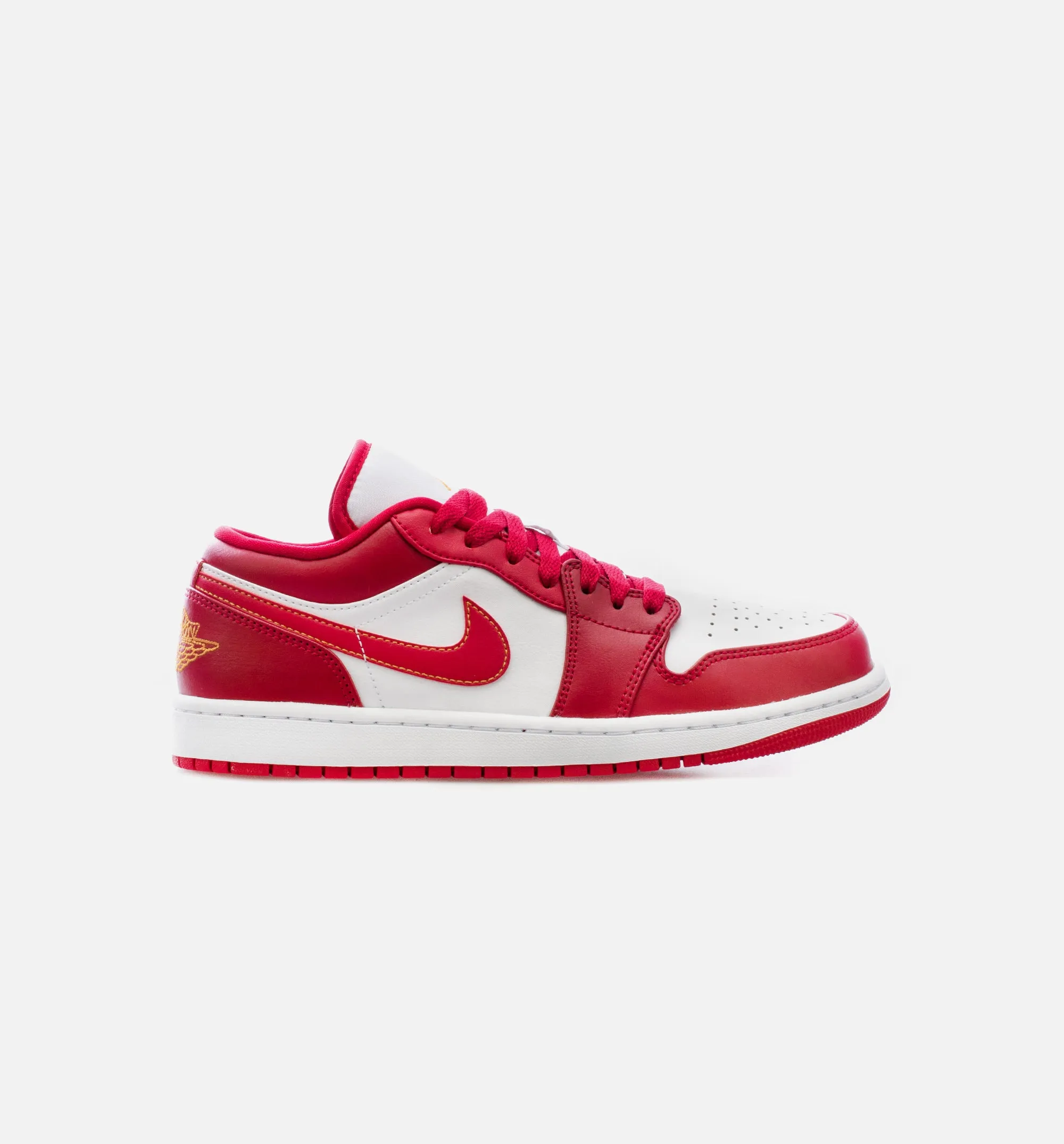 Air Jordan 1 Low Cardinal Mens Lifestyle Shoe - Red/White