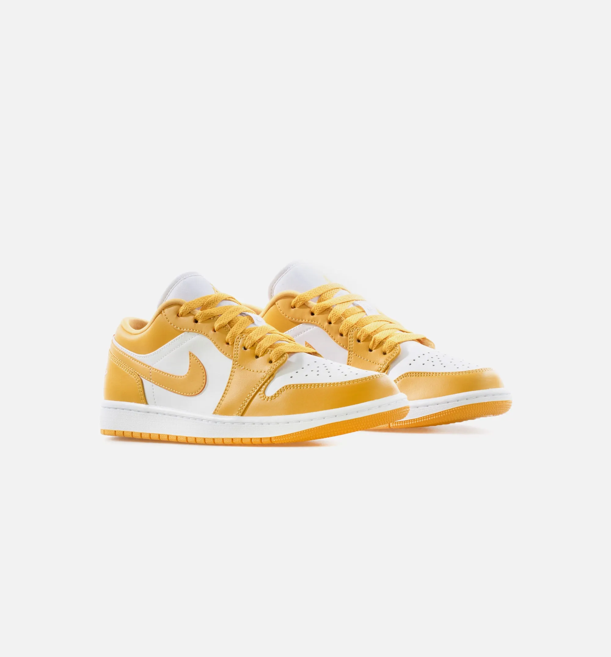 Air Jordan 1 Low Pollen Mens Lifestyle Shoe - White/Pollen Limit One Per Customer