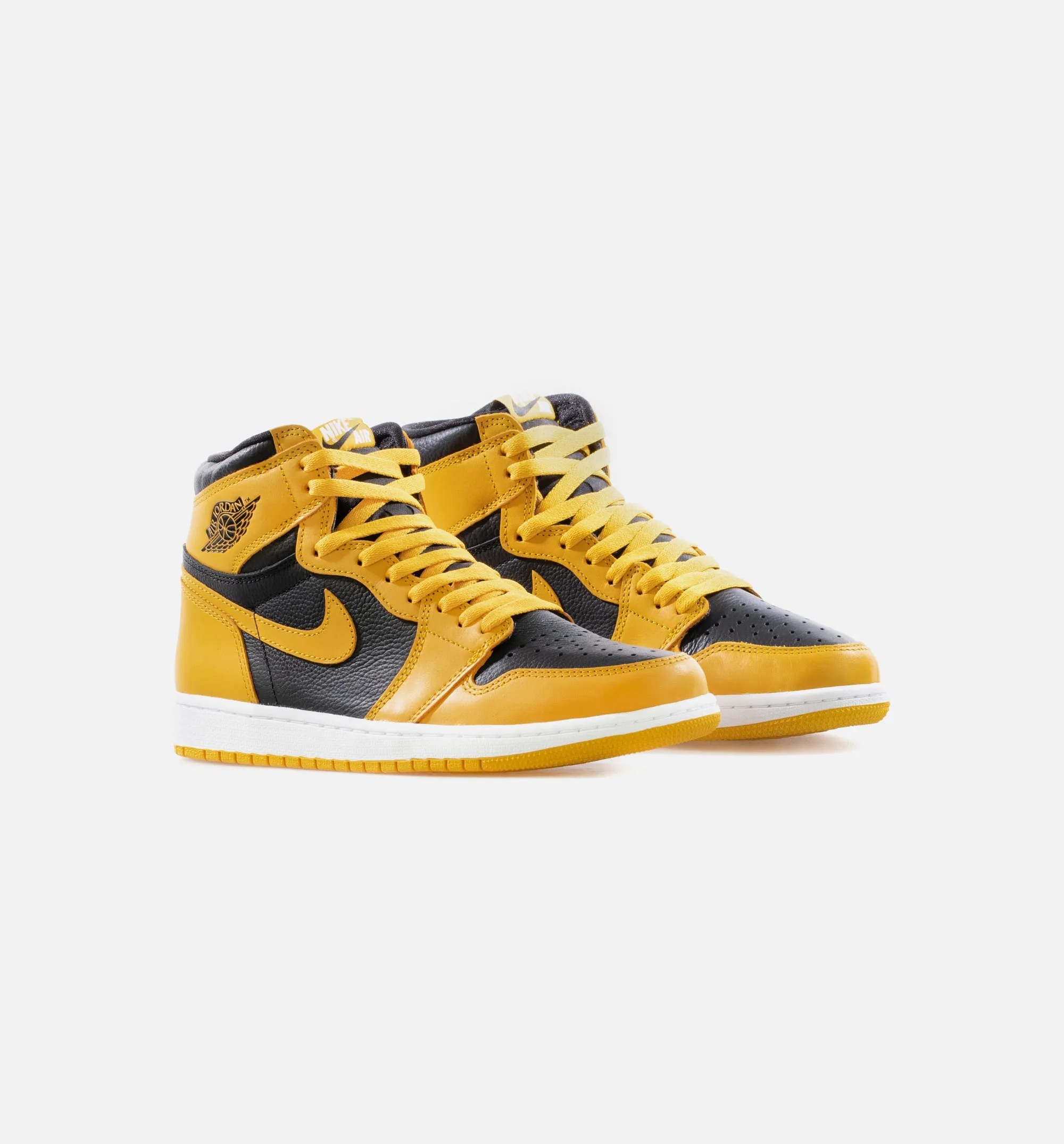 Air Jordan 1 Retro High OG Mens Lifestyle Shoe - Pollen/Black/White Limit One Per Customer