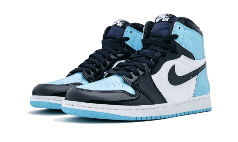 Air Jordan 1 Retro High UNC Patent Blue