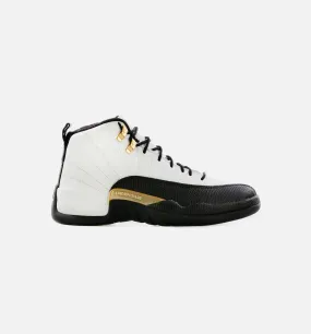 Air Jordan 12 Retro Royalty Mens Lifestyle Shoe - White/Black/Metallic Gold Limit One Per Customer