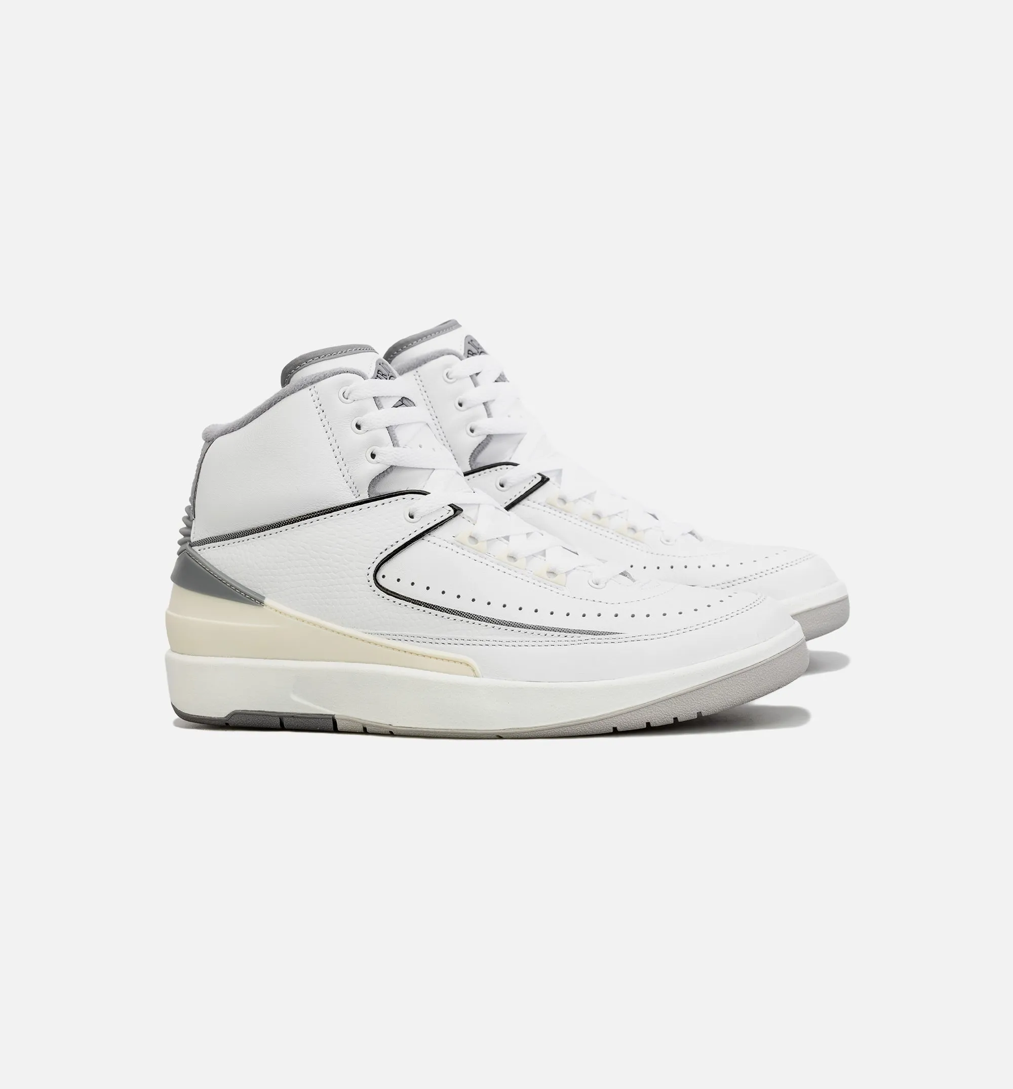 Air Jordan 2 Retro Cement Grey Mens Lifestyle Shoe - White/Grey