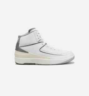 Air Jordan 2 Retro Cement Grey Mens Lifestyle Shoe - White/Grey