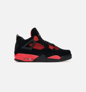 Air Jordan 4 Retro Red Thunder Mens Lifestyle Shoe - Black/Red Limit One Per Customer