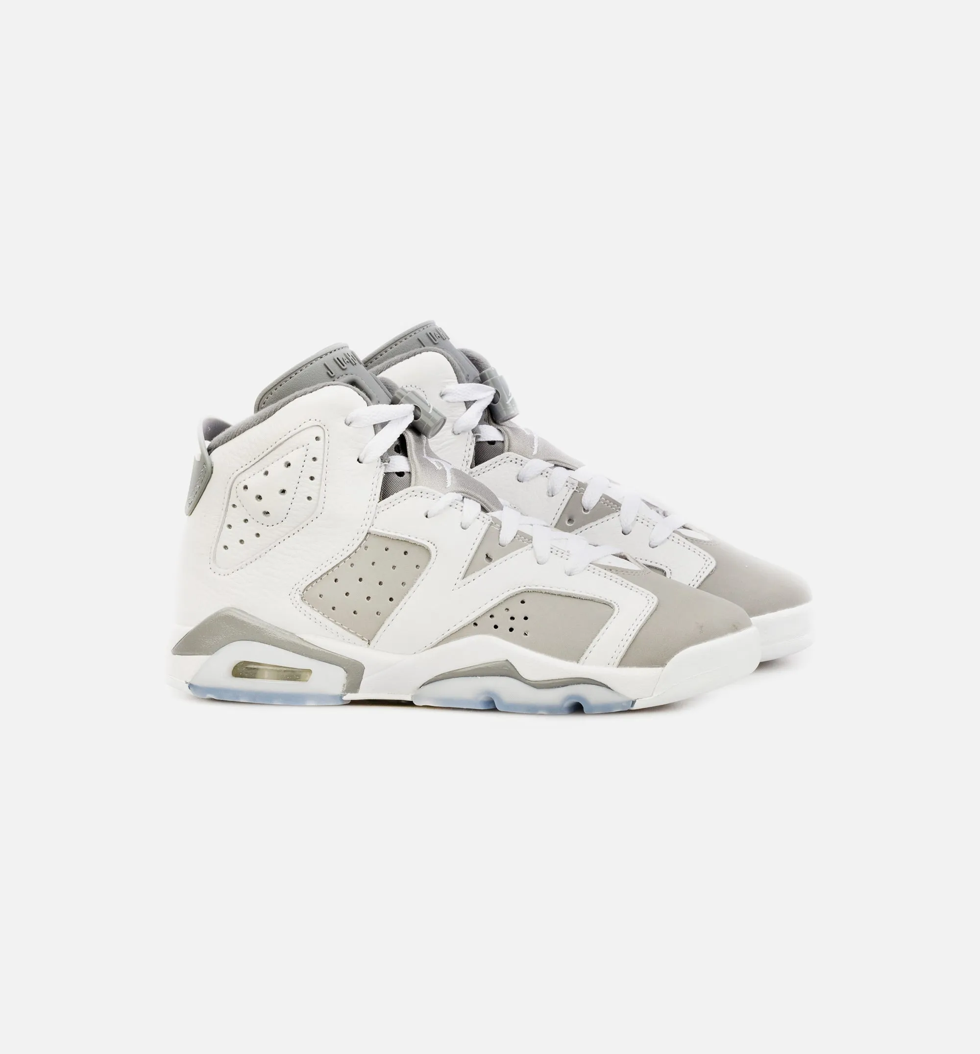 Air Jordan 6 Retro Cool Grey Grade School Lifestyle Shoe - White/Grey