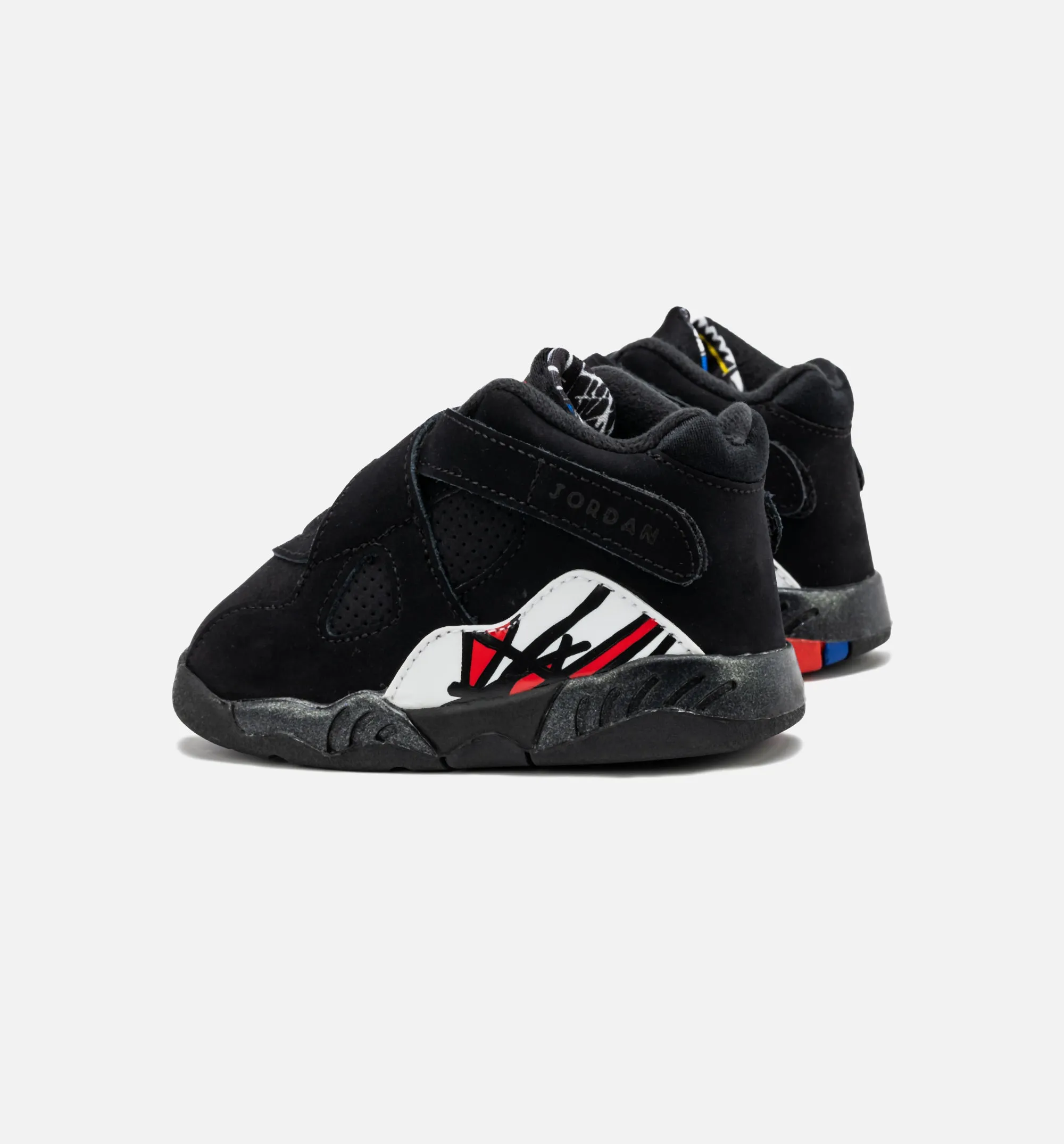 Air Jordan 8 Retro Playoffs Infant Toddler Lifestyle Shoe - Black