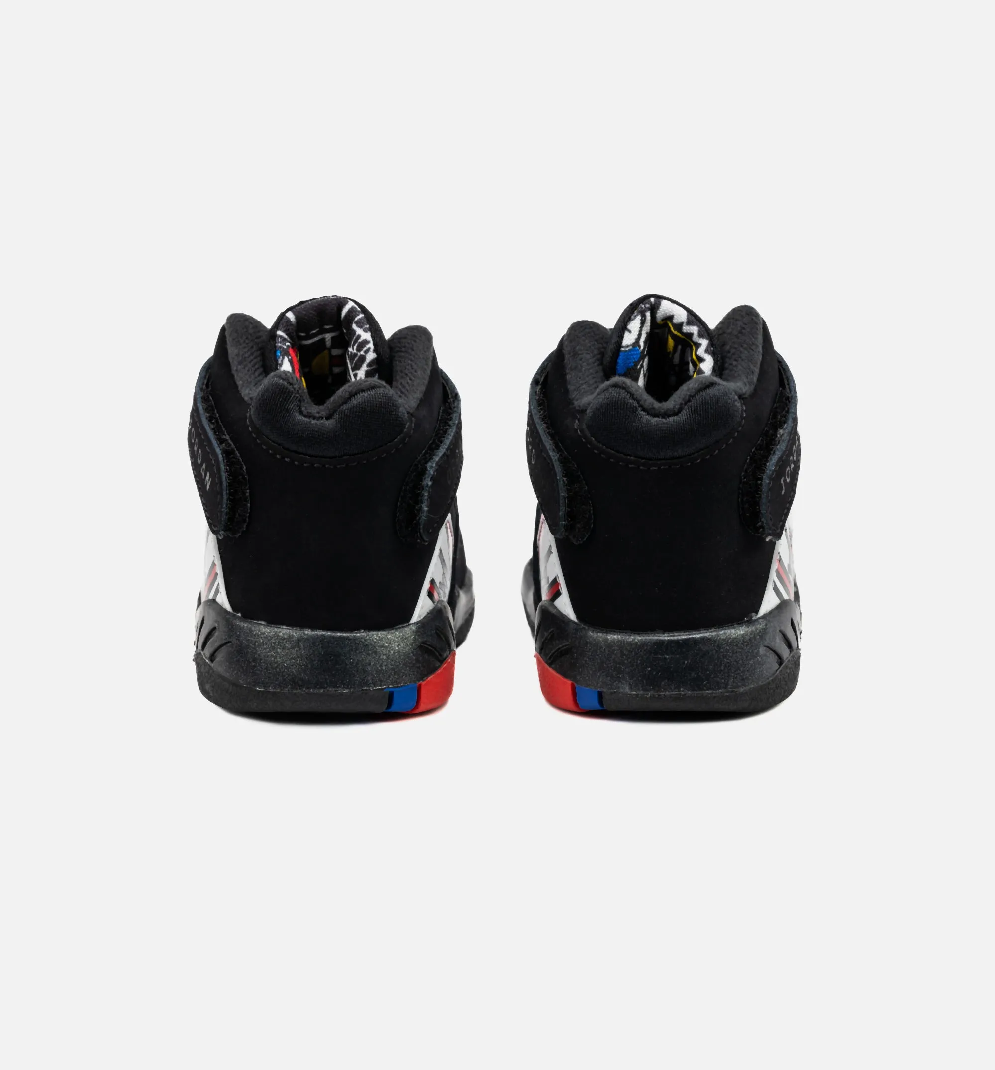 Air Jordan 8 Retro Playoffs Infant Toddler Lifestyle Shoe - Black