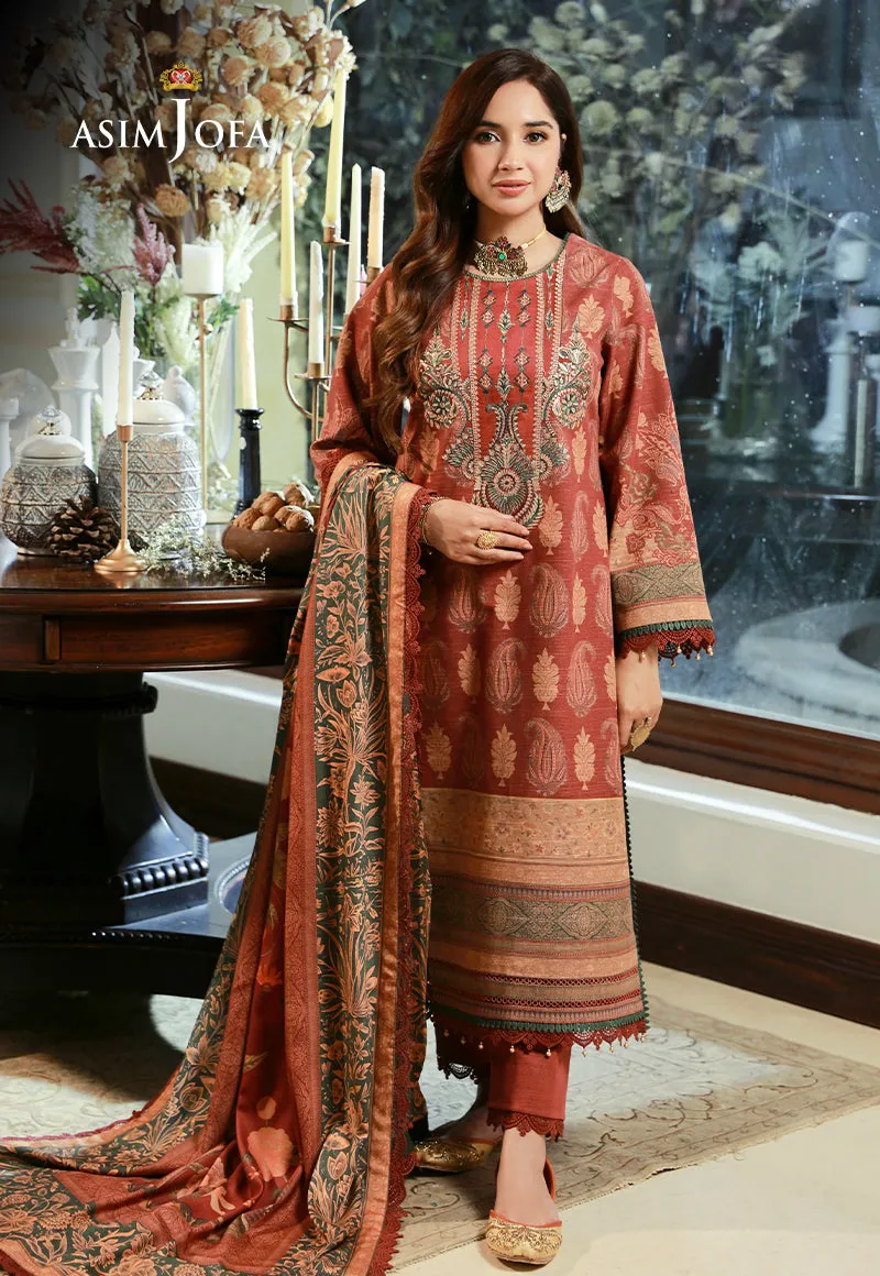 AJAW-05 EMBROIDERED KHADDAR 3 PCS