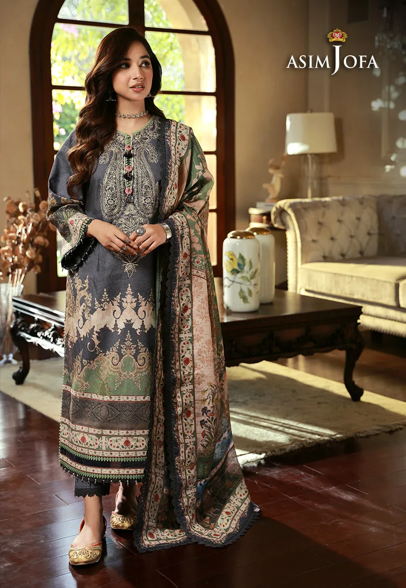 AJAW-06 EMBROIDERED KARANDI 3 PCS