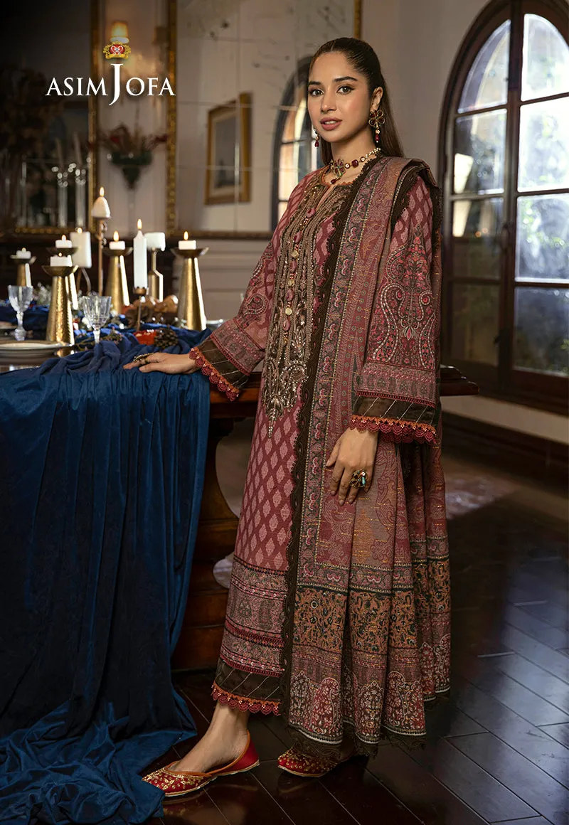 AJAW-07 EMBROIDERED KHADDAR 3 PCS