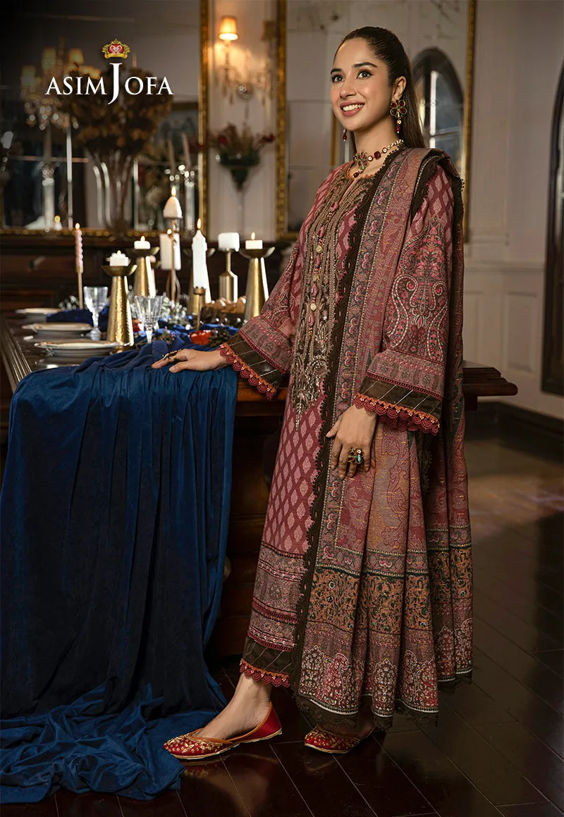 AJAW-07 EMBROIDERED KHADDAR 3 PCS