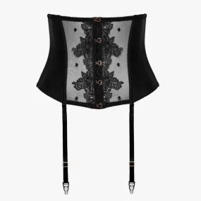 Sure! The optimized title for this e-commerce product in English with modifiers could be Elegant Ajour Zarzuela Lace Garter Belt PJ7.