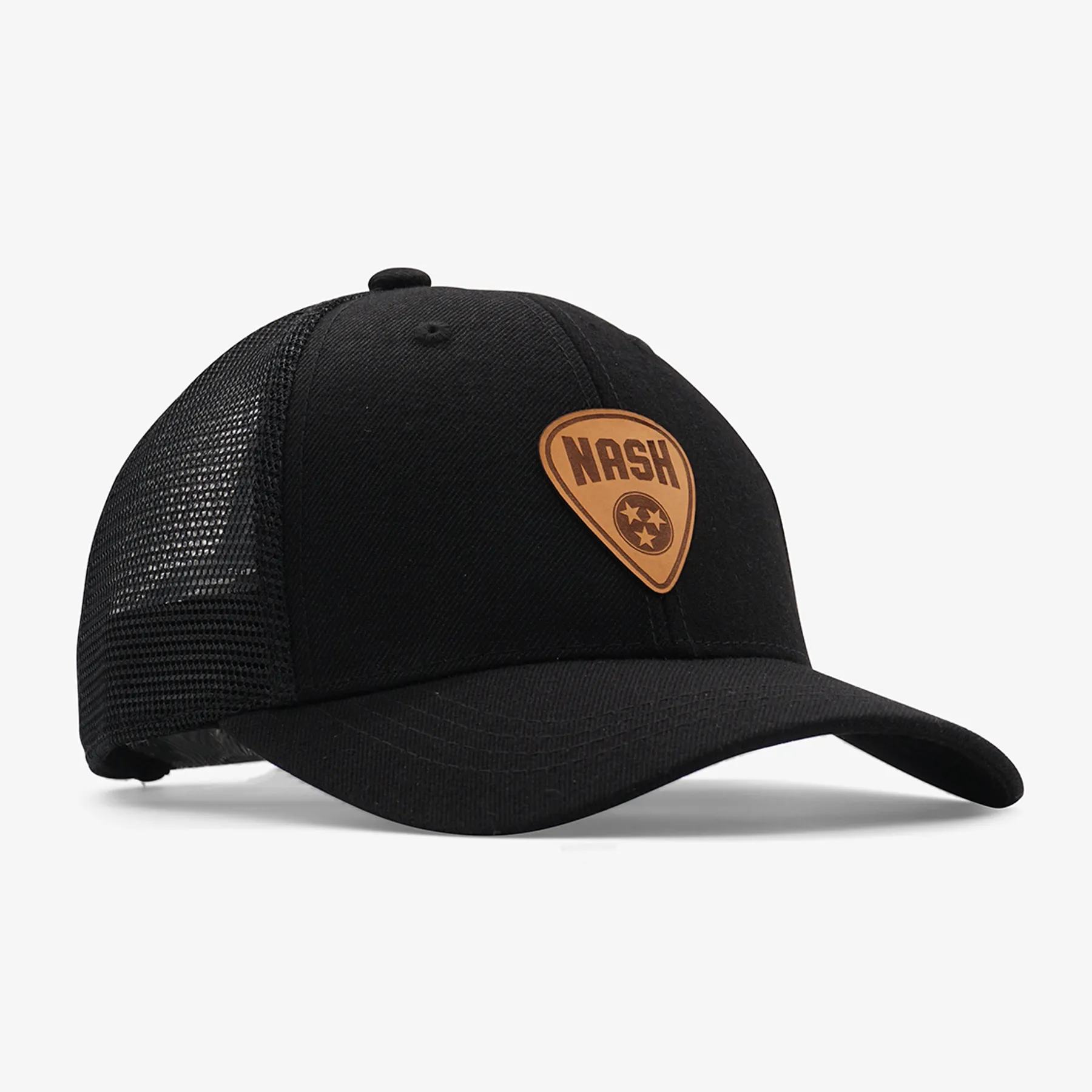 Aksels Laser Low Profile Nashville Guitar Pick Snapback Hat