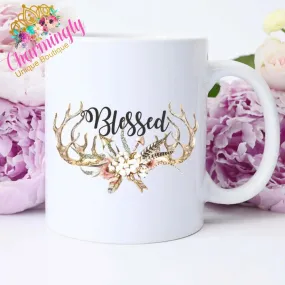 Antler Blessed Coffee Mug