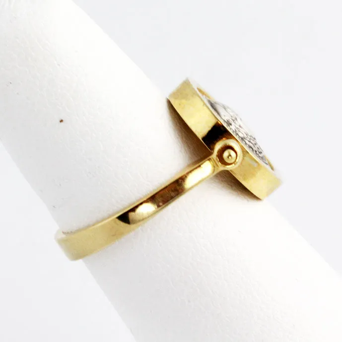 Archaic Fame Swivel 14K Gold Ring