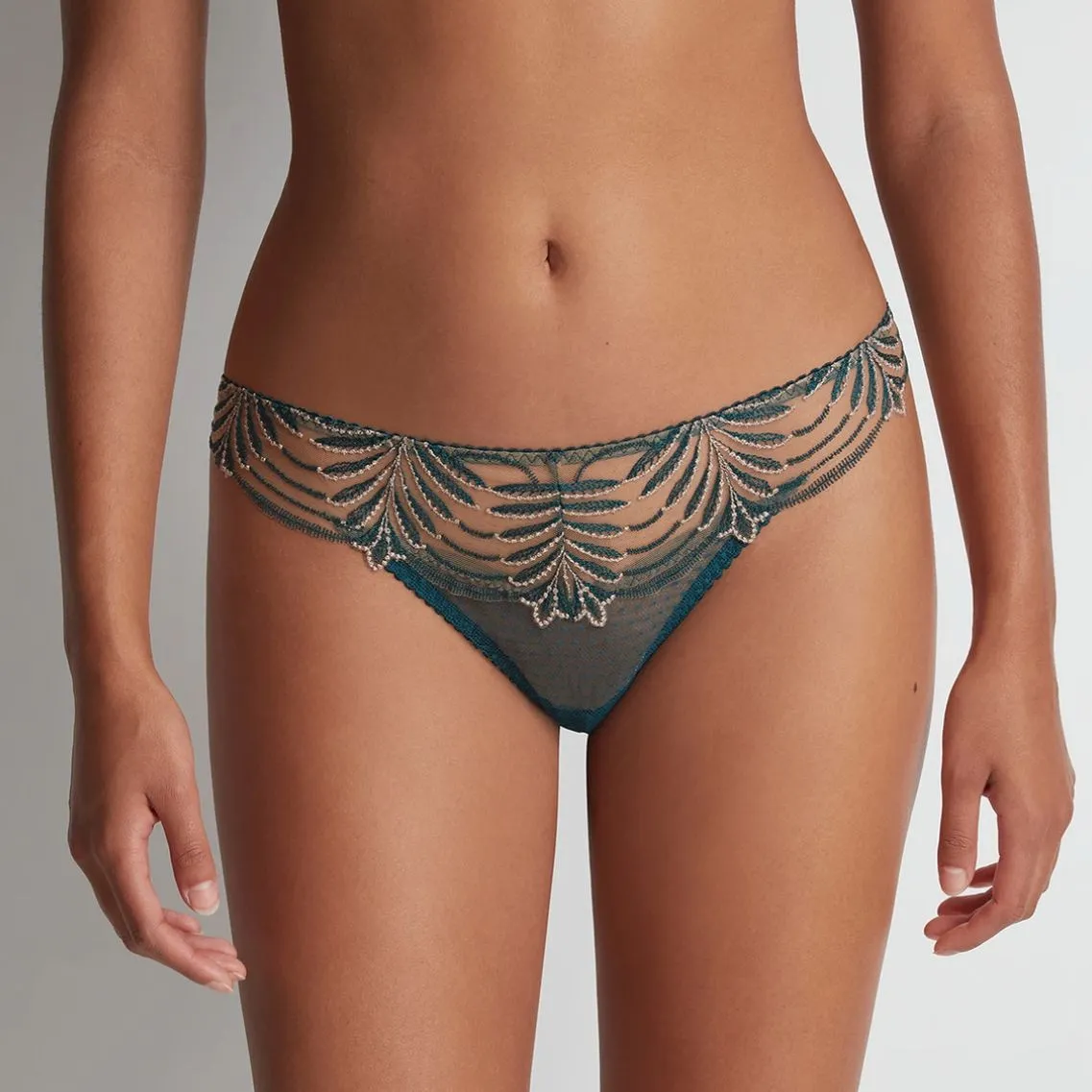 Aubade Hypnolove Tanga in Evergreen LD26