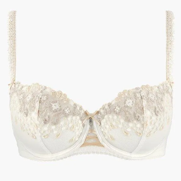 Aubade Joyau Eternal Half Cup Bra UBF14 In Opaline