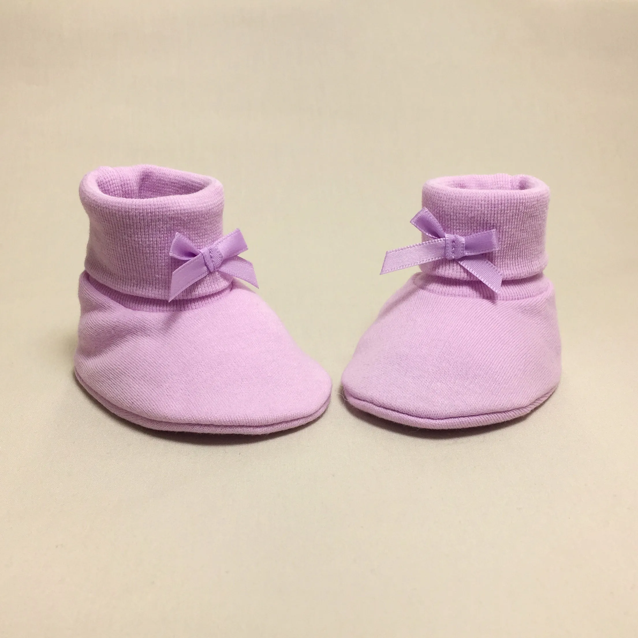 Baby Booties Solid Lilac