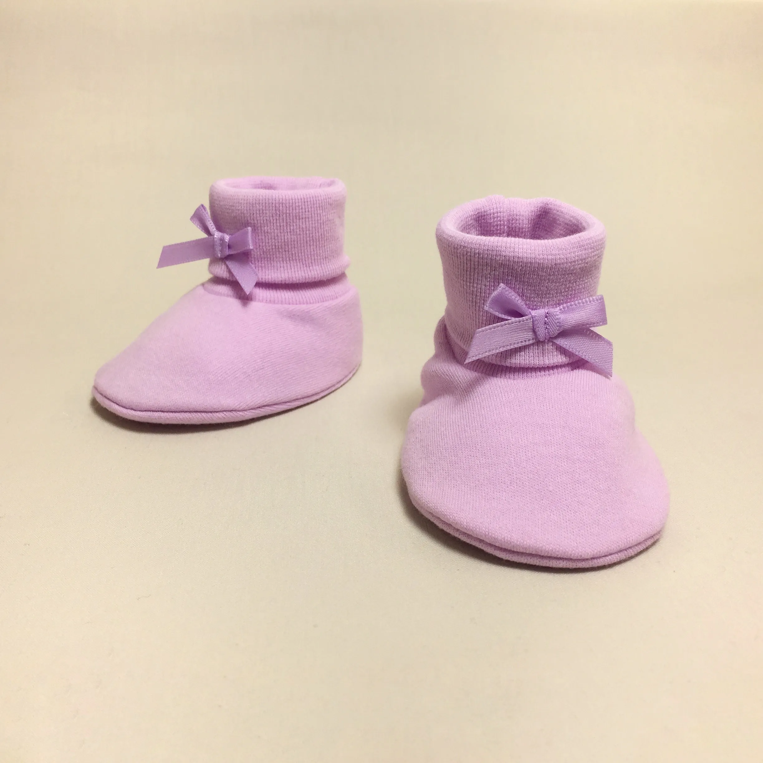 Baby Booties Solid Lilac