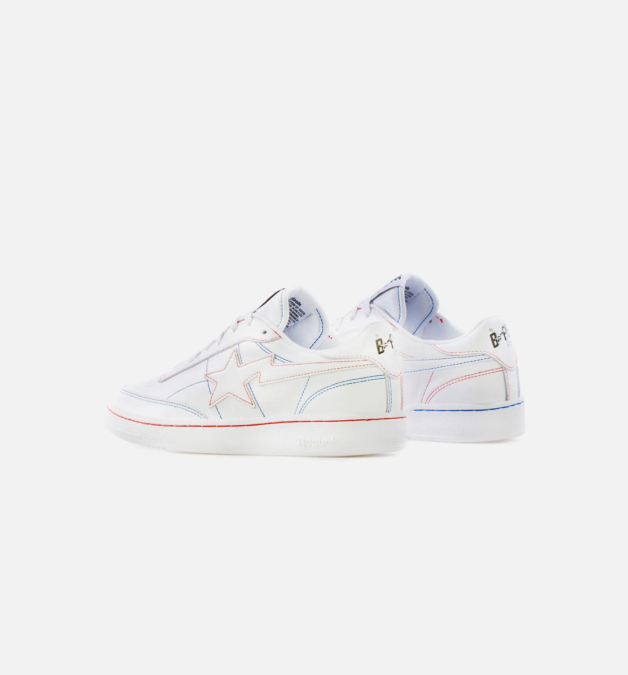 BAPE Club C 85 Mens Lifestyle Shoe - White/White