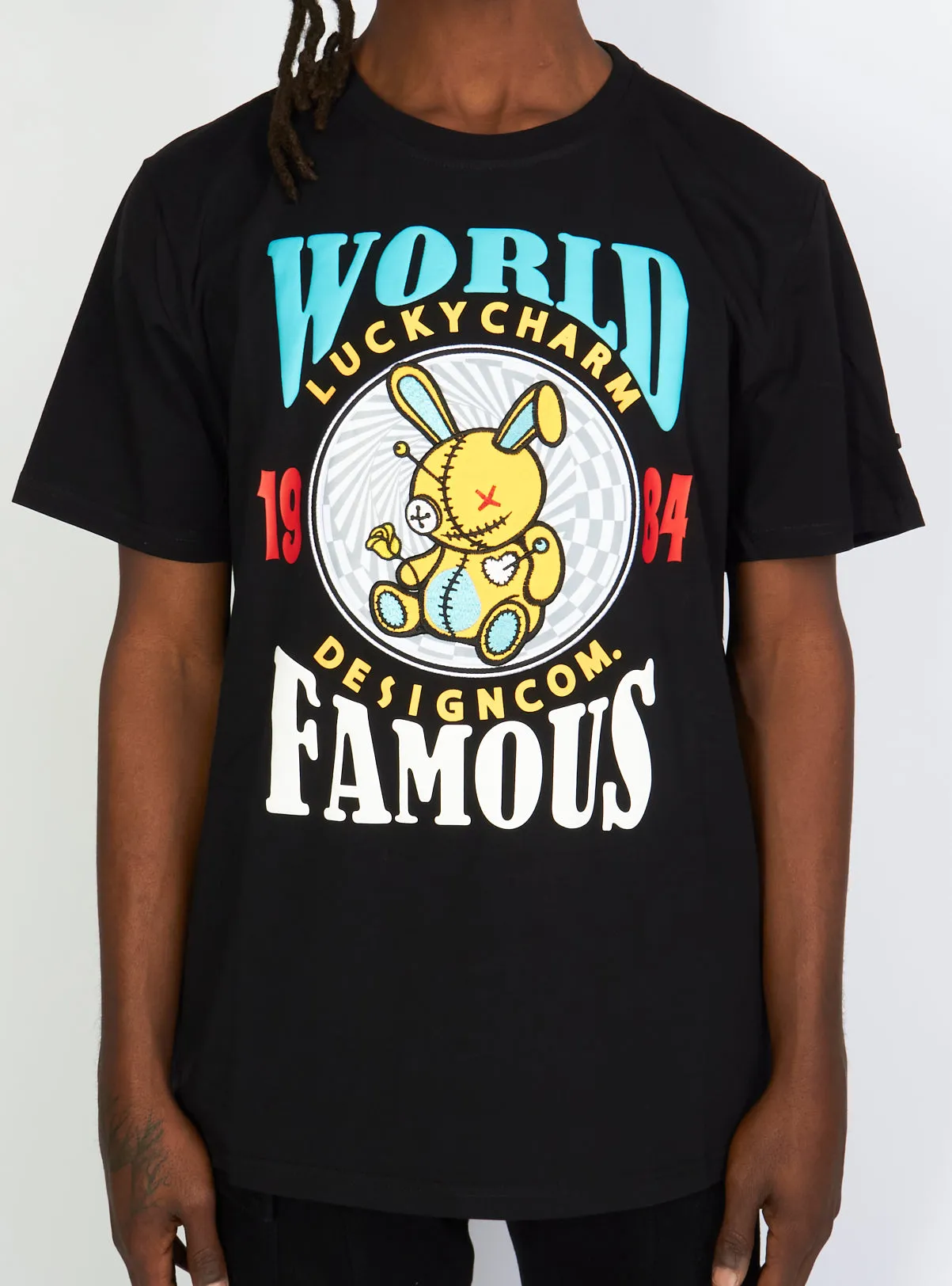 Bkys T-Shirt - Lucky Charm World Famous - Black - T815