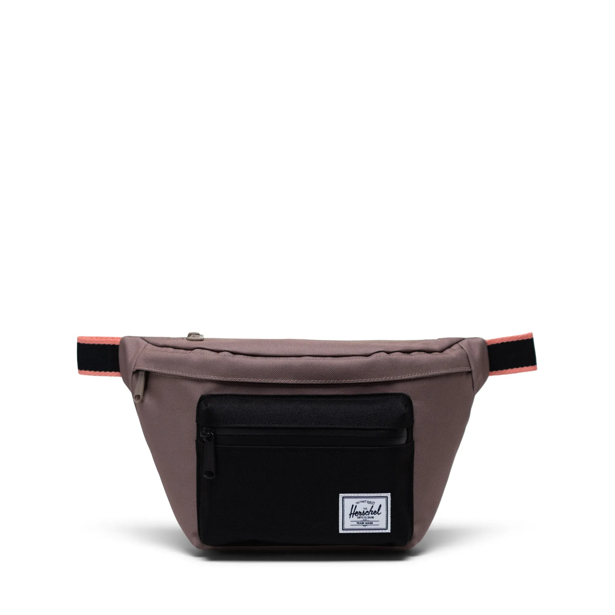 Bolsa de Cintura Herschel Pop Quiz Hip Pack Taupe Grey/Black/Shell Pink