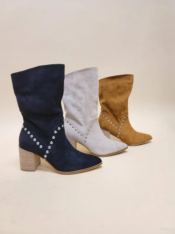 BRIDGETON STUDDED BOOTIES [ONLINE EXCLUSIVE]