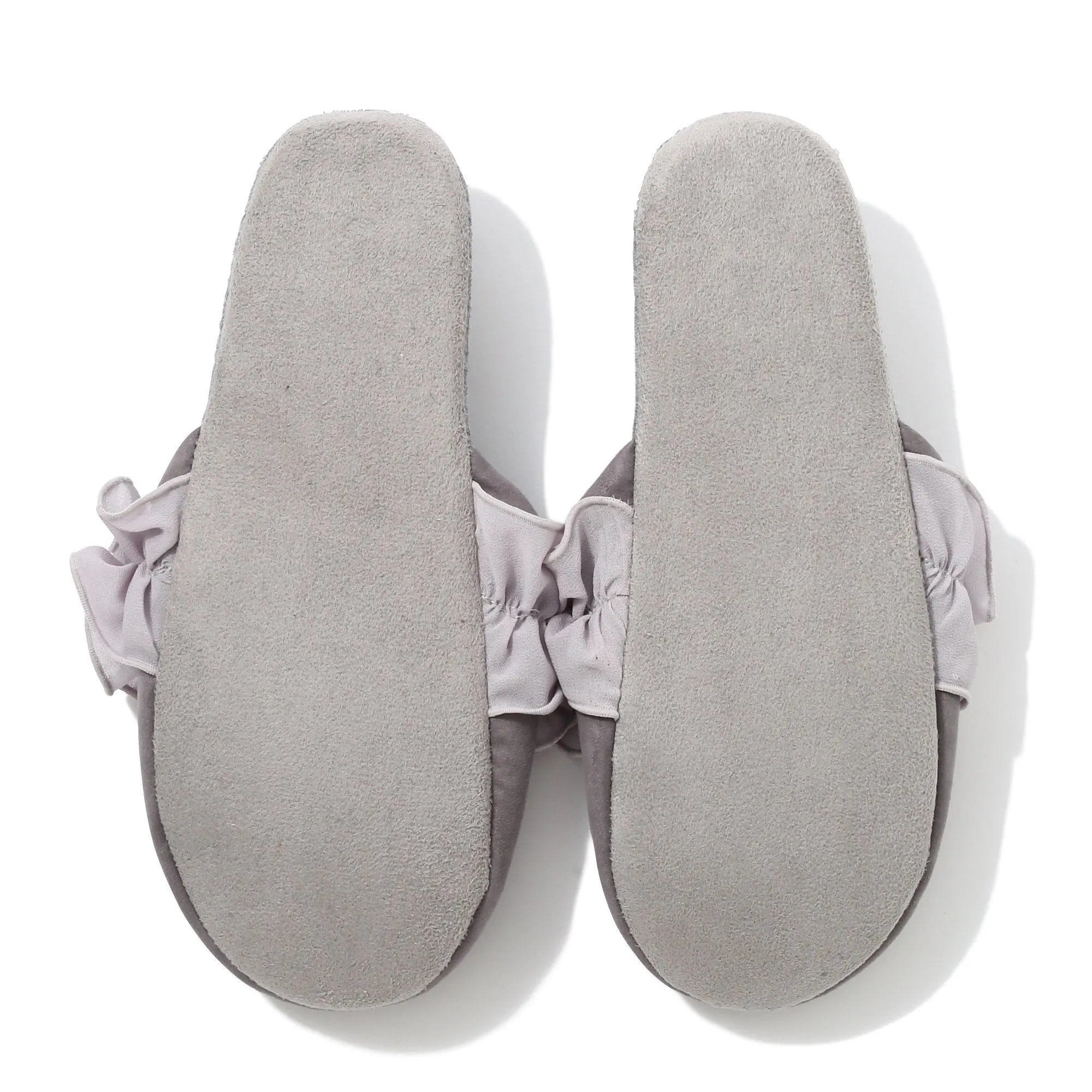 Chiffon Room Shoes Frill Gray