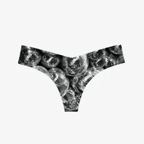 Commando Classic Mid-Rise Thong in Mirrorball CT02