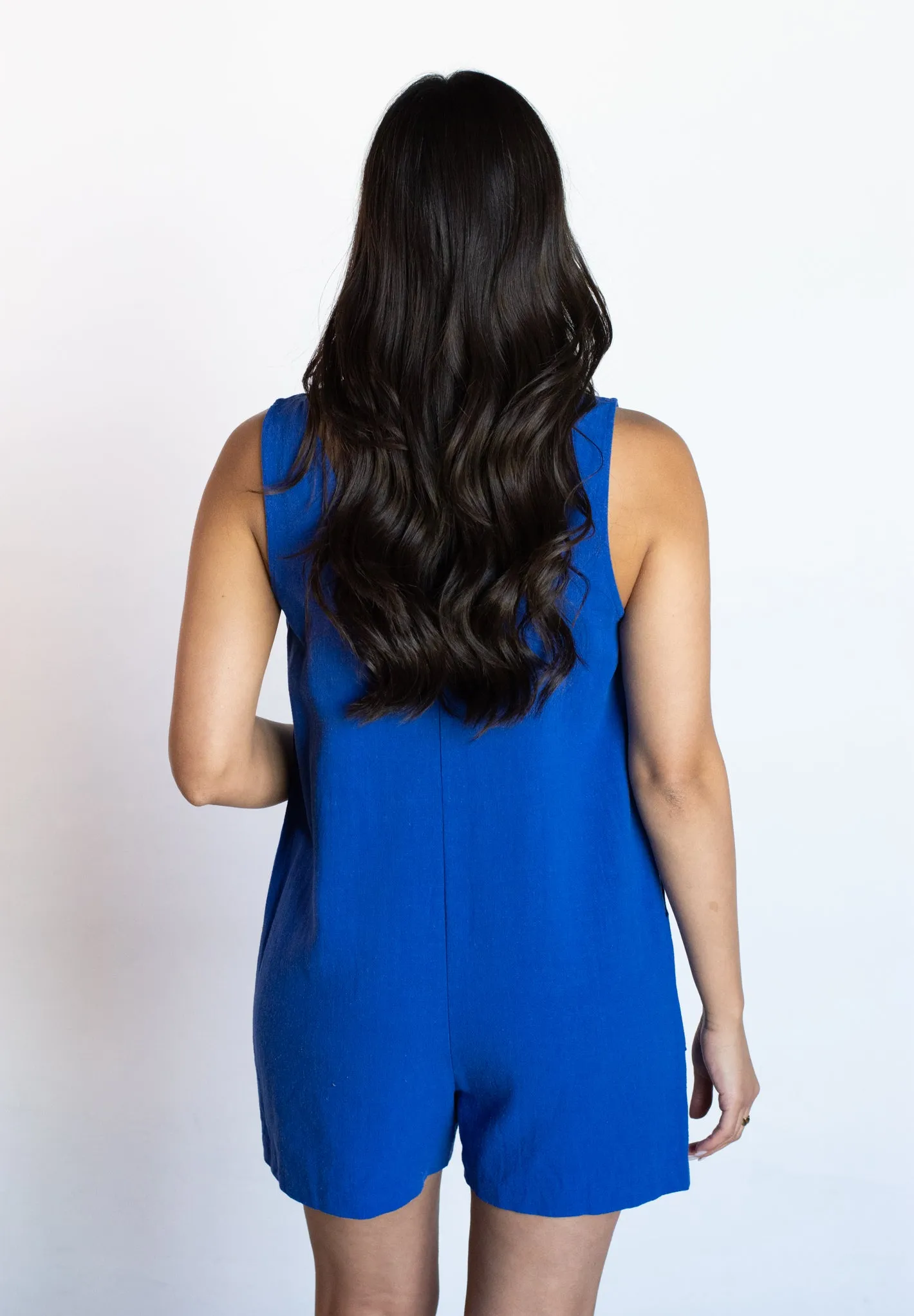 Dapper Days Blue Romper