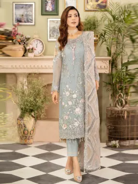 Designer Embroidered Chiffon