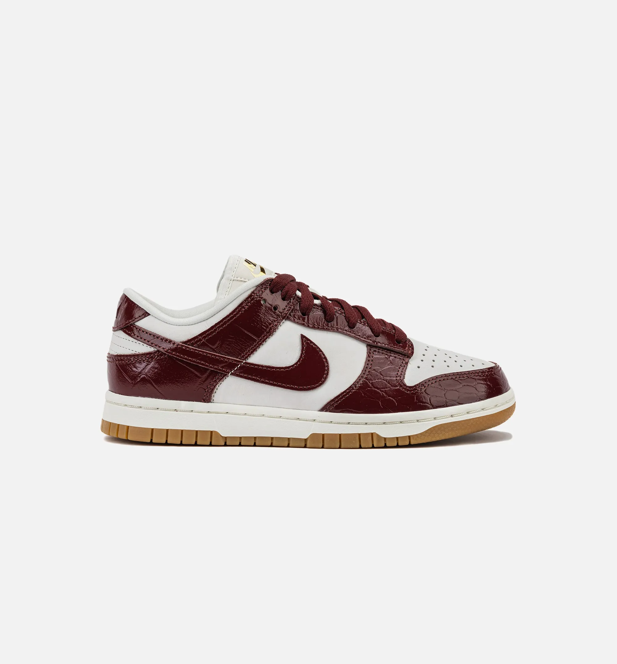 Dunk Low LX Womens Lifestyle Shoe - Phantom/Dark Team Red/Sail/Gum Light Brown