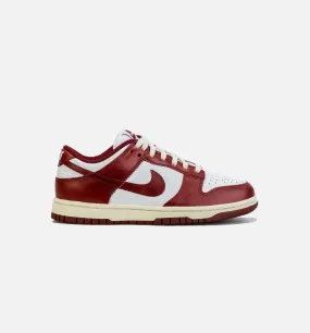 Dunk Low PRM Team Red Womens Lifestyle Shoe -  Red/White