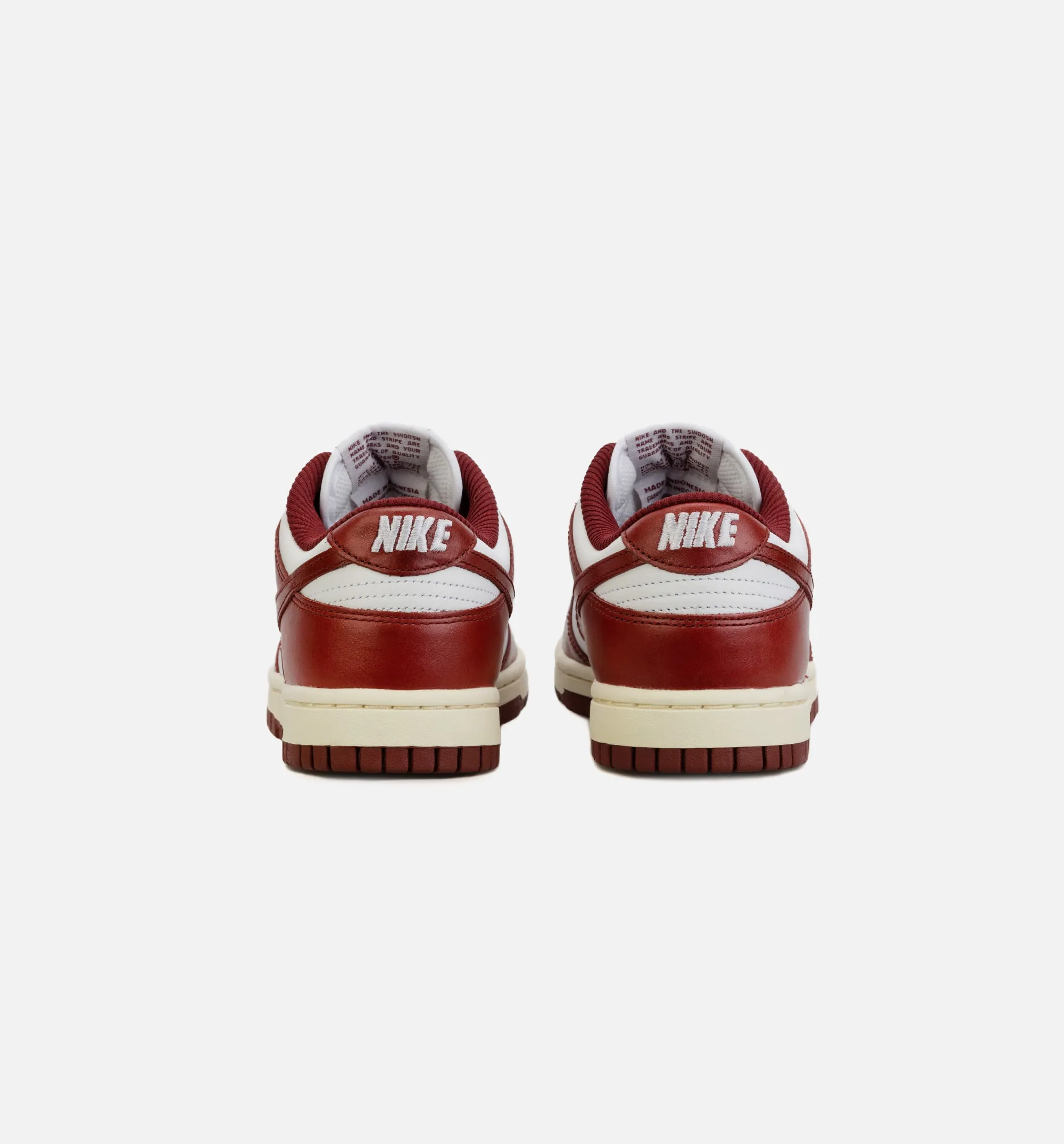 Dunk Low PRM Team Red Womens Lifestyle Shoe -  Red/White