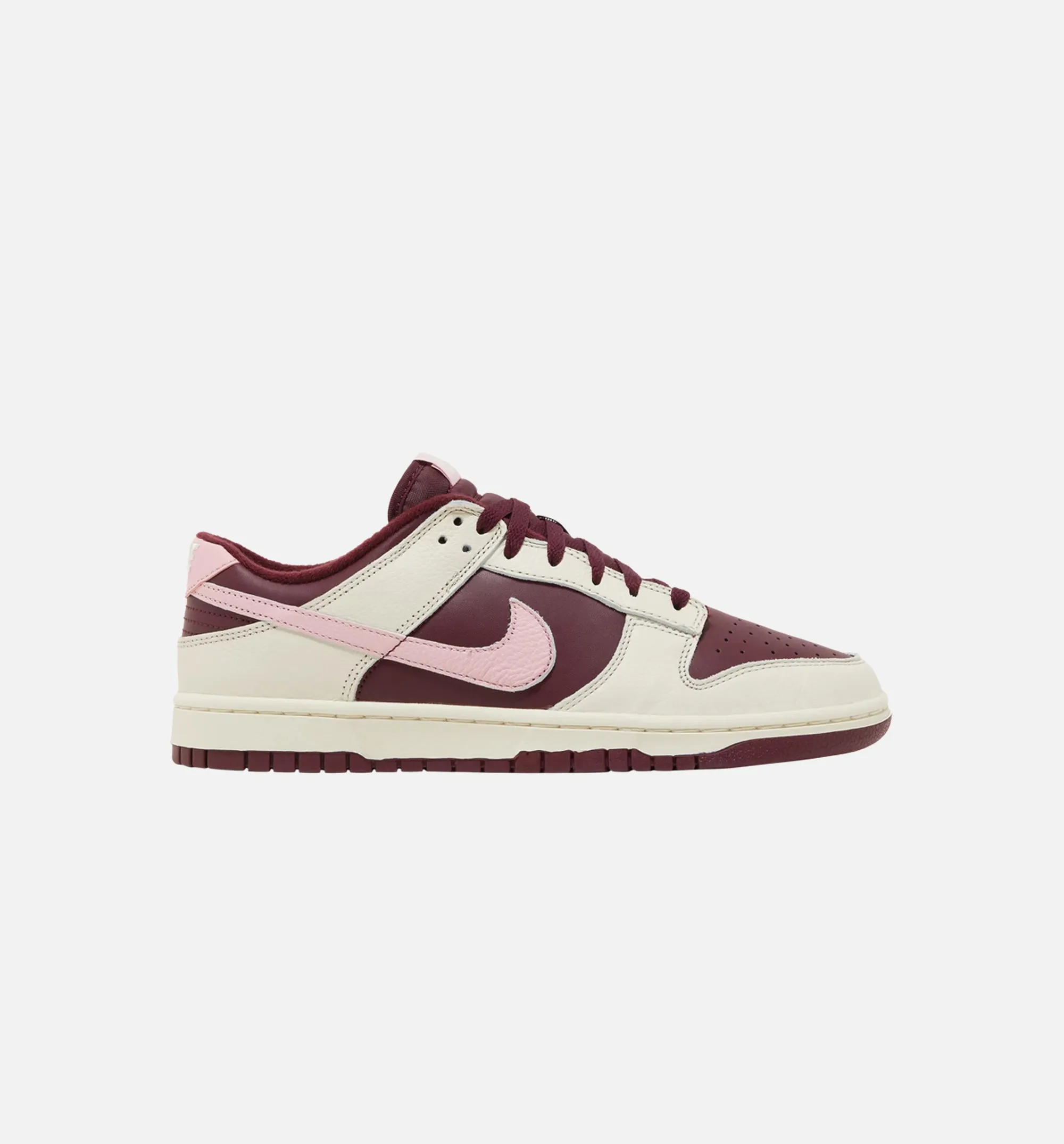 Dunk Low Valentine’s Day Mens Lifestyle Shoe -  Pale Ivory/Medium Soft Pink/Night Maroon Limit One Per Customer