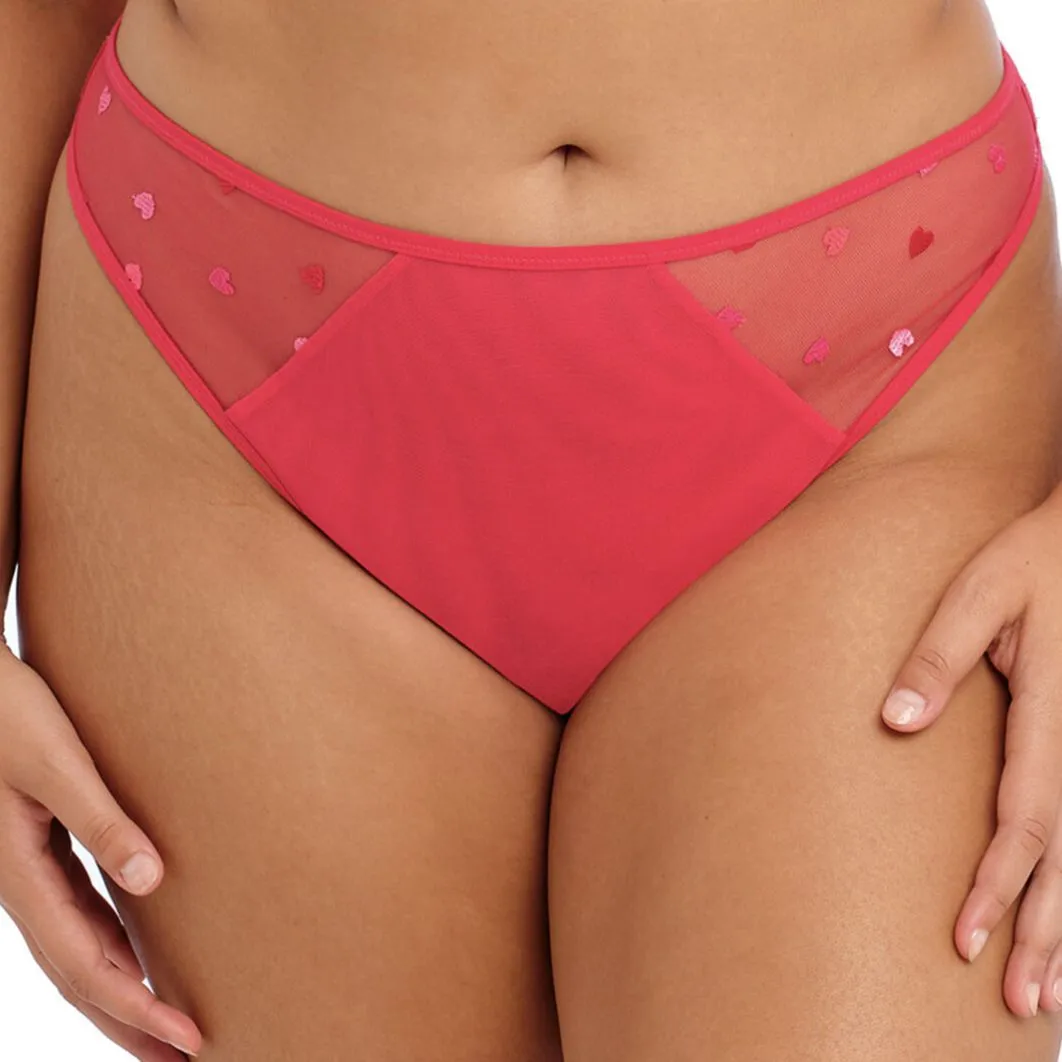 Elomi Sachi Thong in Red Confetti EL4357