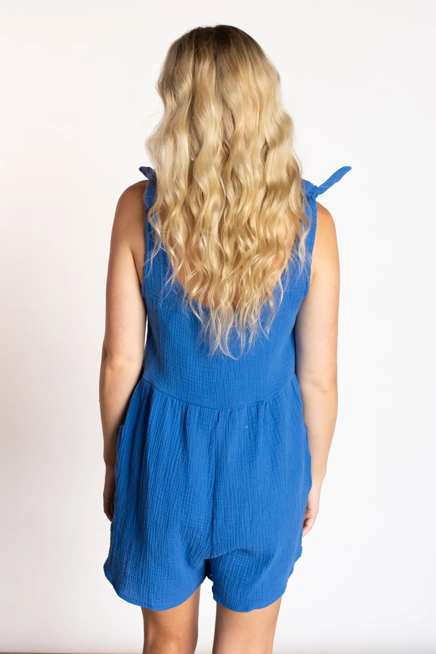 Feels like Freedom Blue Romper