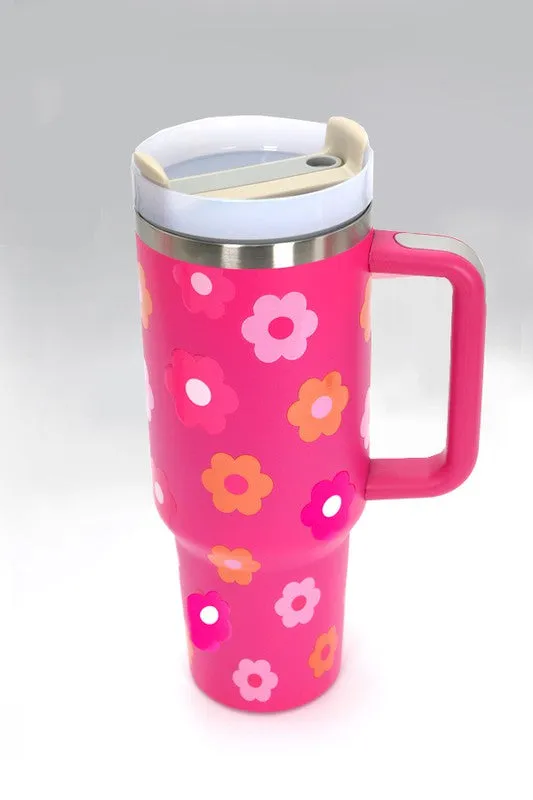 Floral 40OZ Tumblers - 2 Colors!