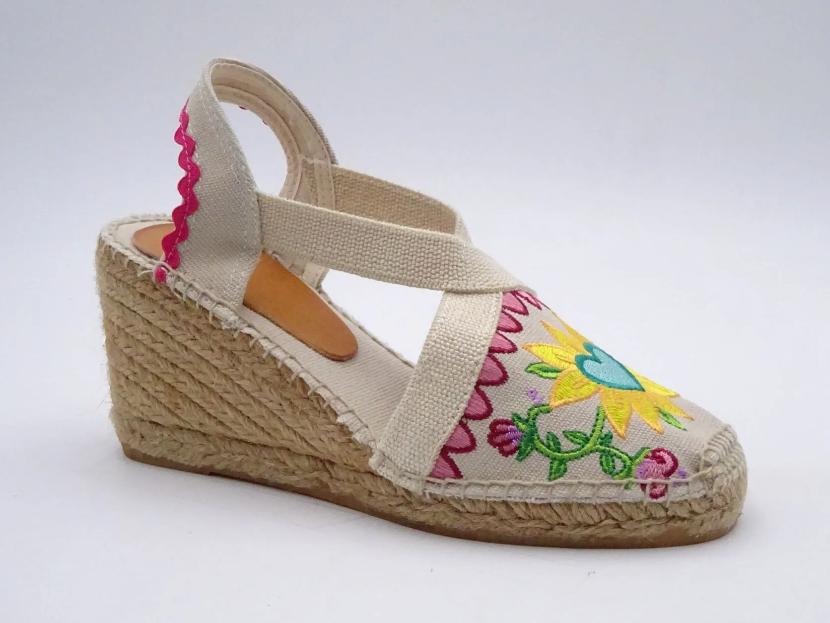 Gardenia Bonita Wedge Espadrilles