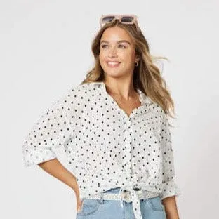 Get Dotty Shirt - Navy Dot