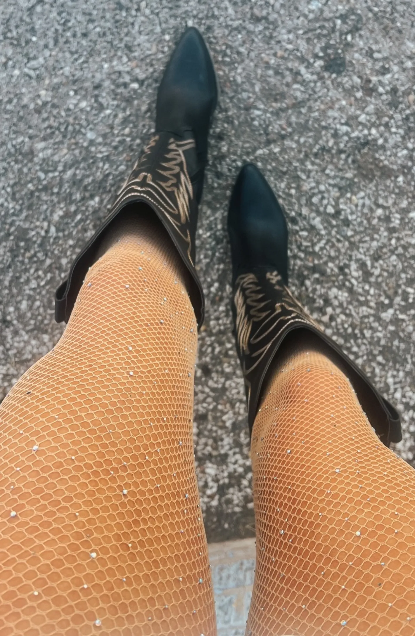 Got that Bling Rhinestone Fish Net Tights