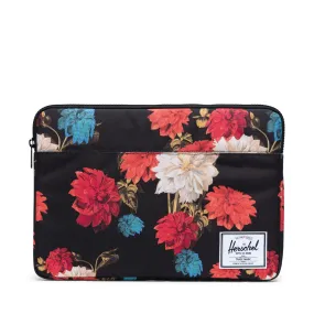 Herschel Anchor Sleeve for MacBook Vintage Floral Black