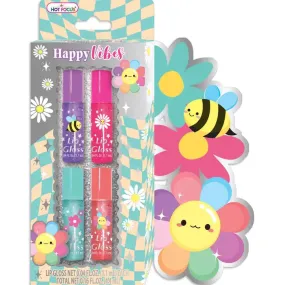 Hot Focus Happy Vibes Lip Glosses - Flower Dream