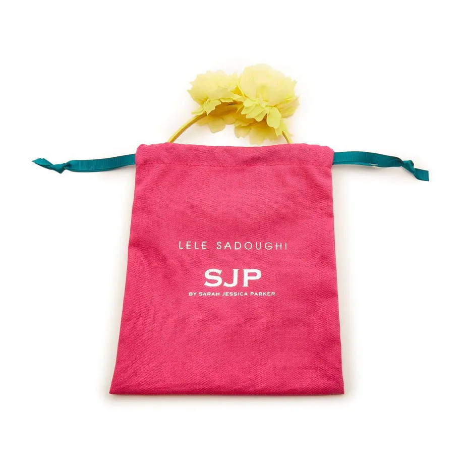 LELE X SJP ANTHRACITE PEONY BOUQUET HEADBAND