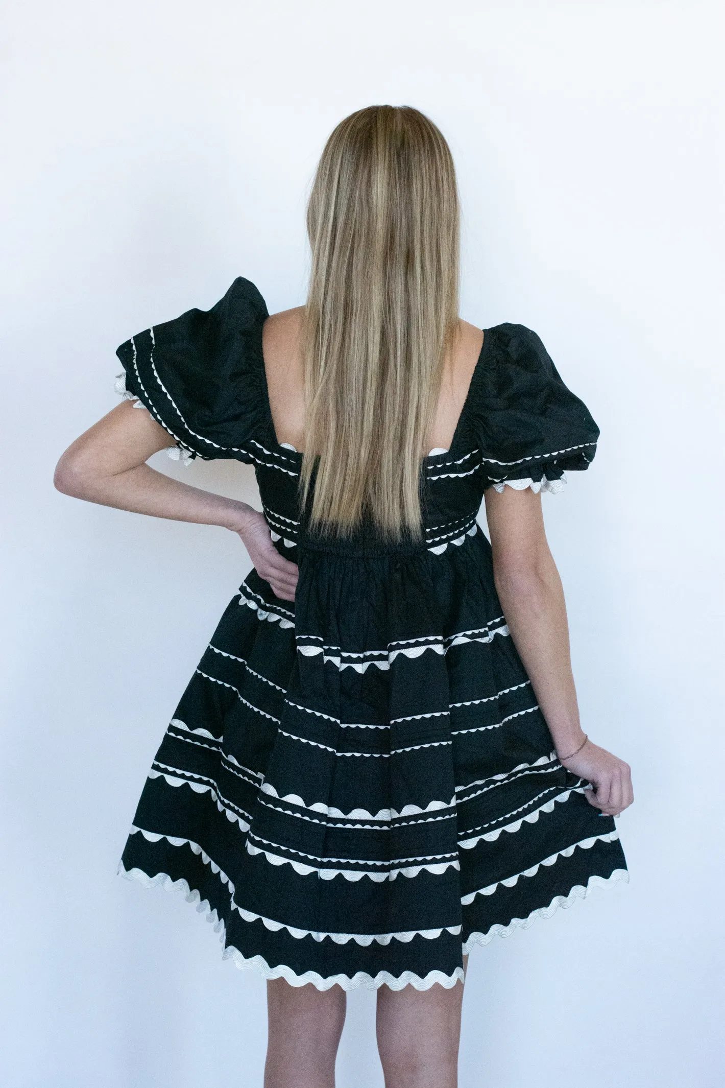 Make Some Poise Black Babydoll Dress