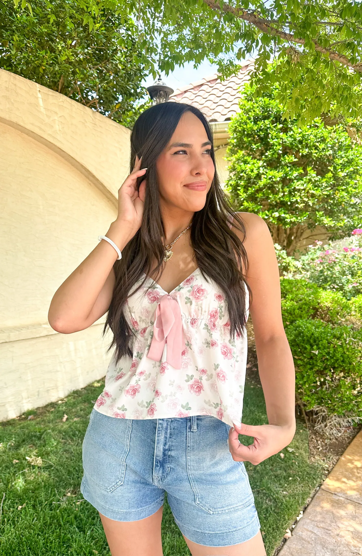 Make You Blush Floral Top