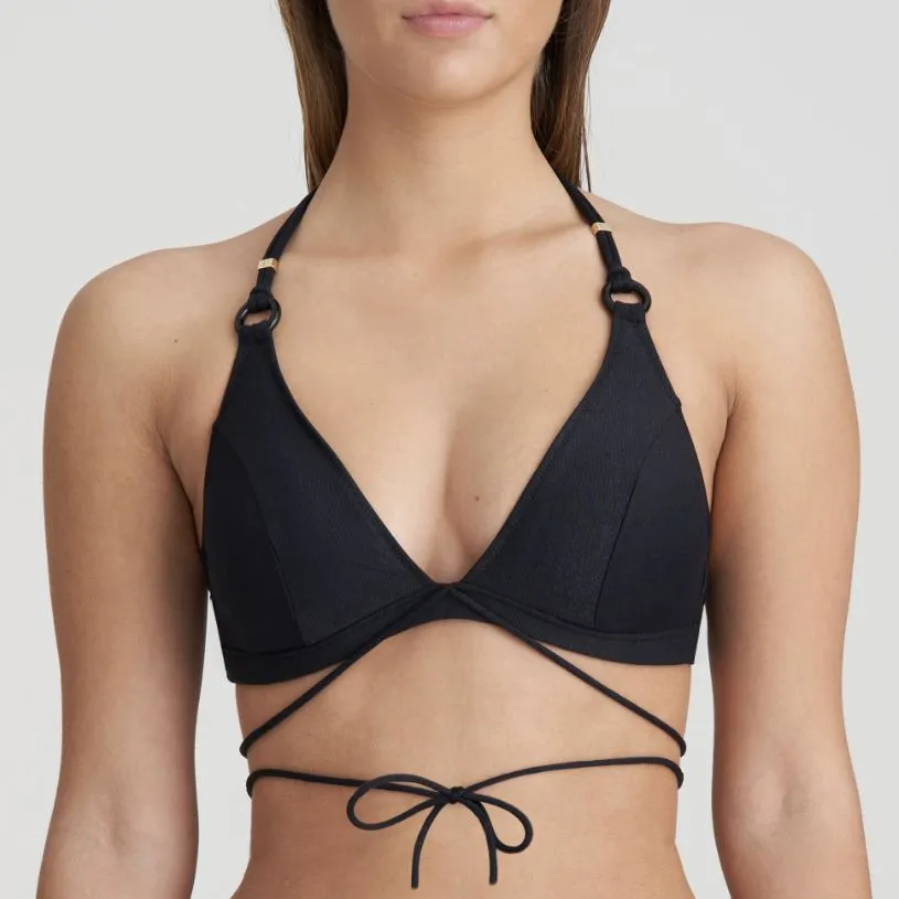 Marie Jo Dahu Triangle Bikini Top 1006713 in Black