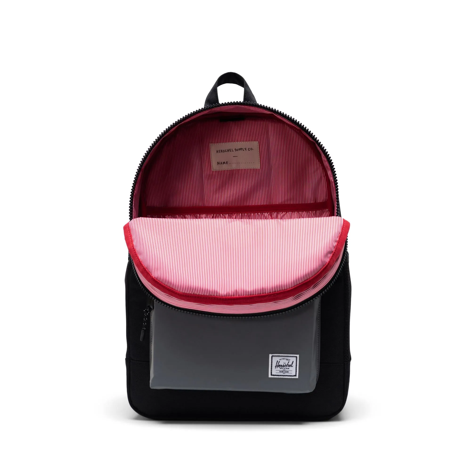 Mochila Herschel Heritage Youth X-Large Black/Silver Reflective